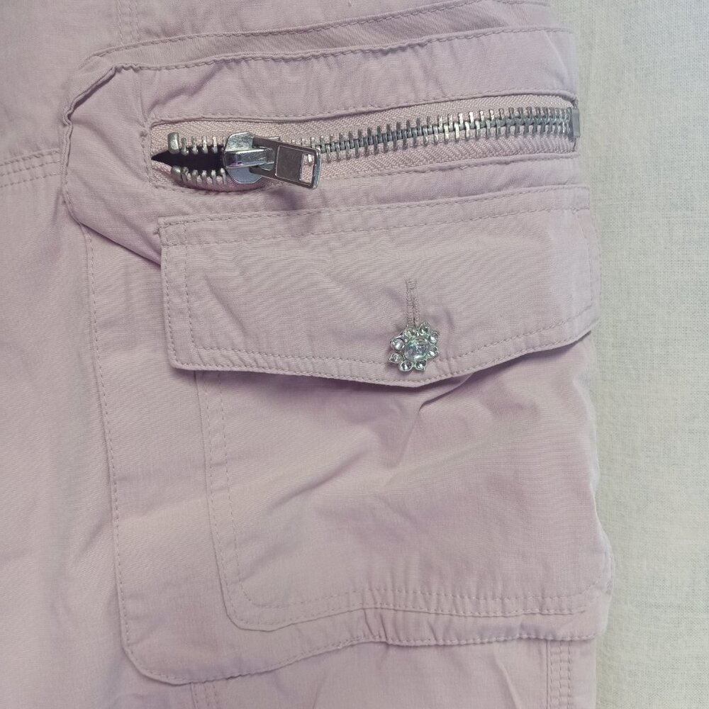 Dusty pink cargo pants - Picture 2 of 10